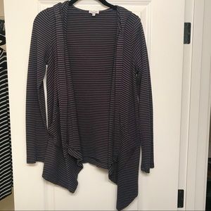 Splendid Thermal Hoodie Cardigan